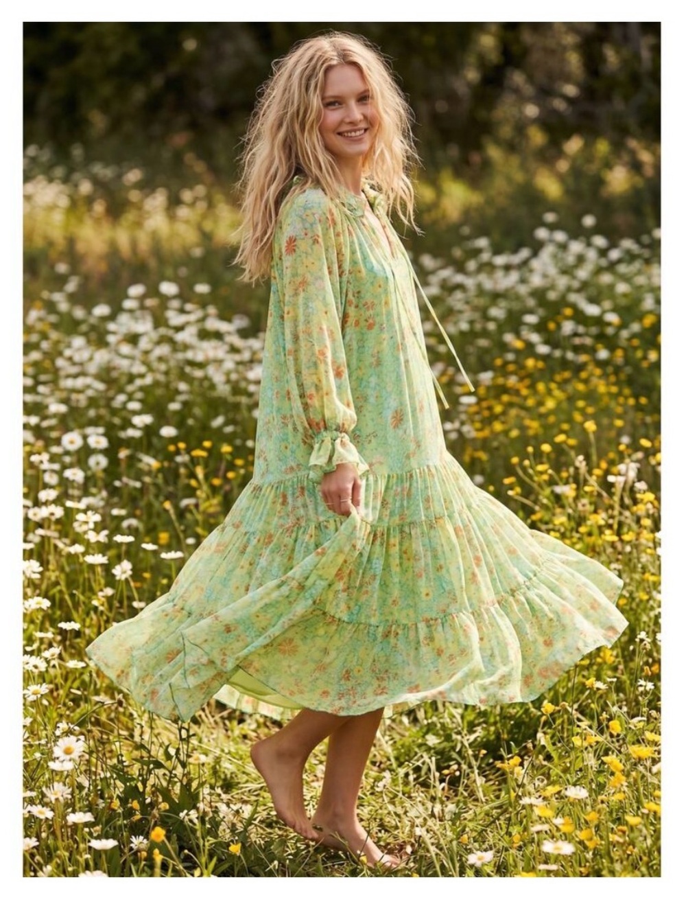 Free People feeling groovy maxi dress S